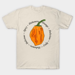 Habanero Orange Chili Pepper T-Shirt